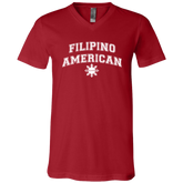 Filipino American University CP Unisex Jersey V-Neck T-Shirt